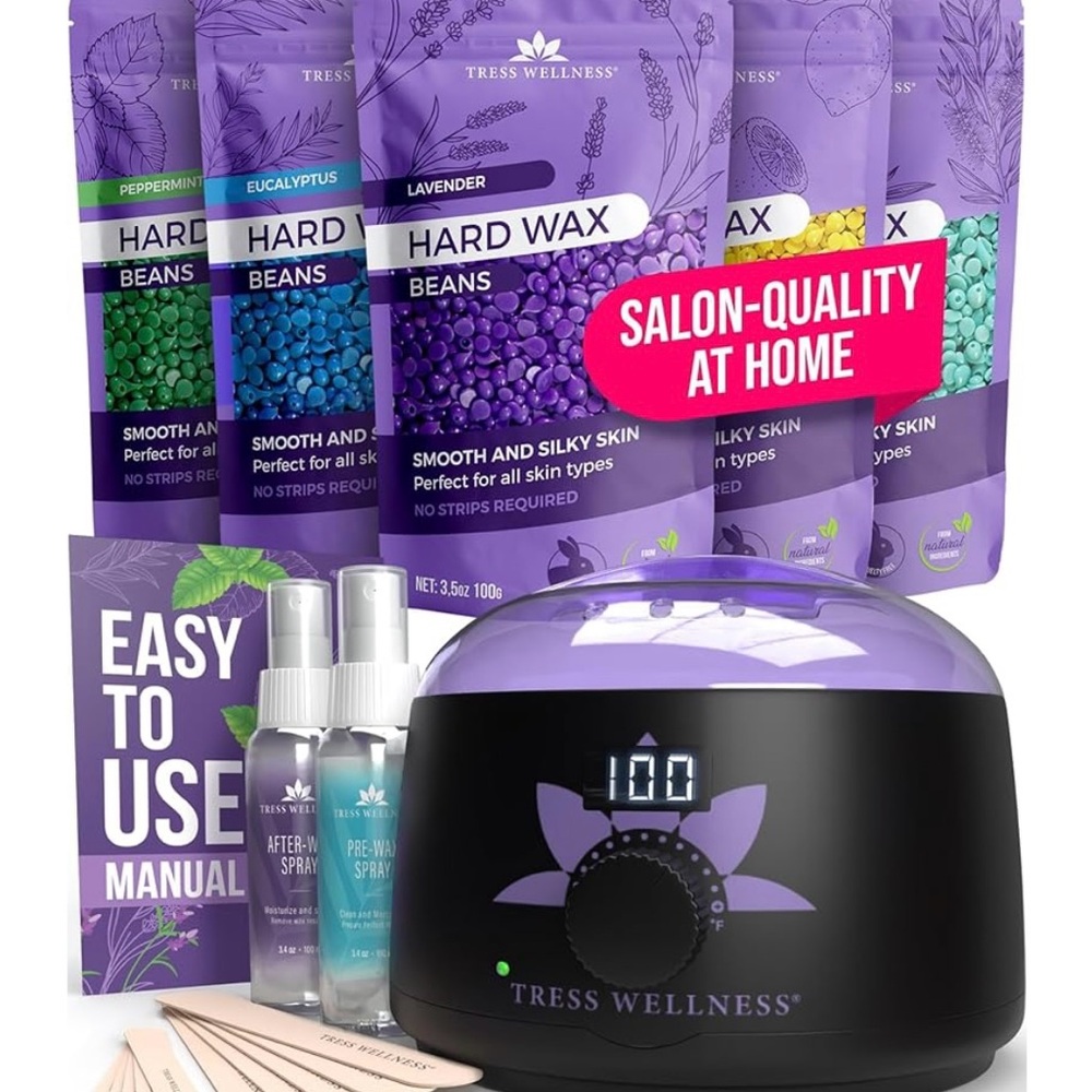 Wellness Waxing Kit with Hard Wax Beans